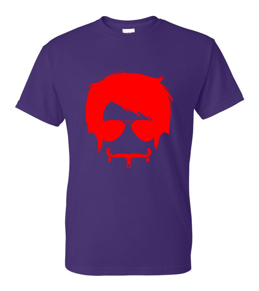 Handlebar mustache male shirt