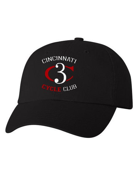 Cincinnati Cycle Club embroidered hat - black