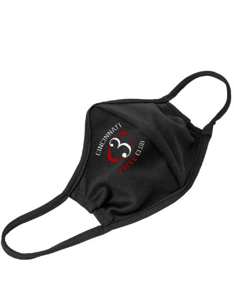 Cincinnati Cycle Club face mask - black