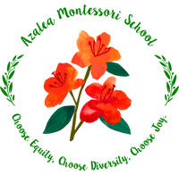 Azalea Montessori 3 inch circle magnet