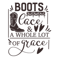 Boots, Lace, and a whole lot of grace