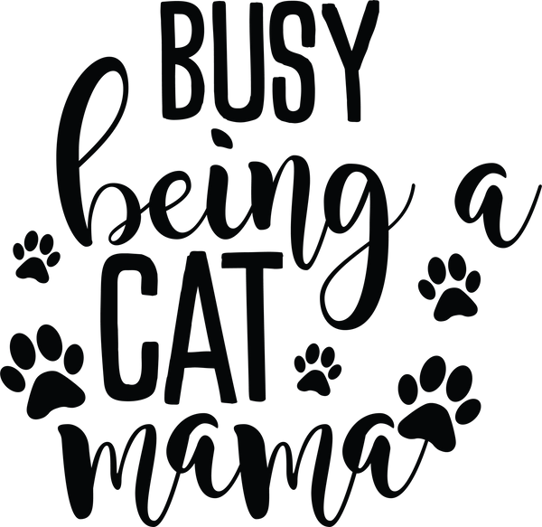 Busy being a cat mama