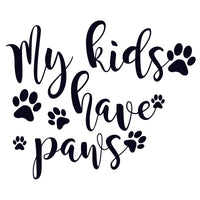 My kids have paws