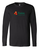 Azalea Montessori Full Color Horizontal Logo Long Sleeve Shirt - Cotton