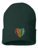 LGBTQ+ Pride Heart Beanie