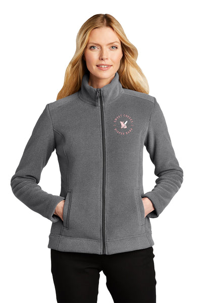 Sweet Cheeks Diaper Bank Ladies Brushed Fleece Jacket