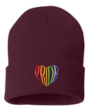 LGBTQ+ Pride Heart Beanie