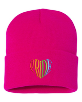 LGBTQ+ Pride Heart Beanie