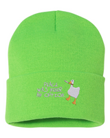 Peace Was Never An Option Beanie