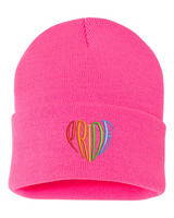 LGBTQ+ Pride Heart Beanie