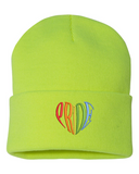 LGBTQ+ Pride Heart Beanie