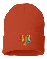 LGBTQ+ Pride Heart Beanie