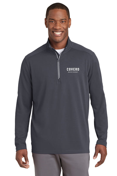 COVERD Greater Cincinnati Mens Quarter Zip Pullover