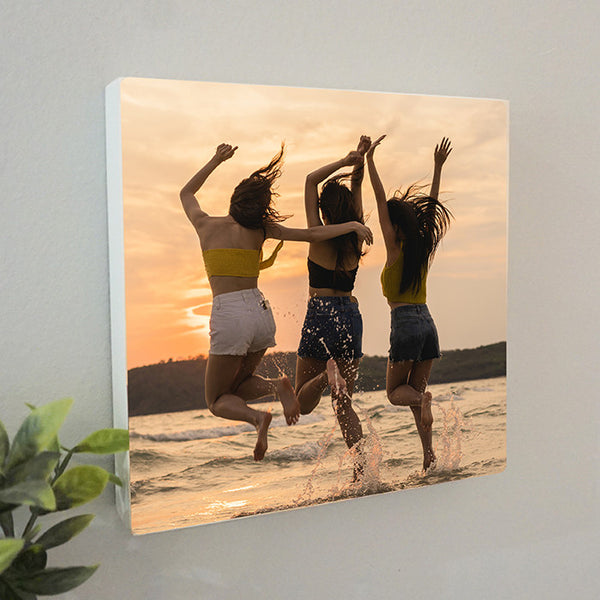 Wood Photo Block 7.16" X 7.16"