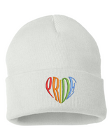 LGBTQ+ Pride Heart Beanie