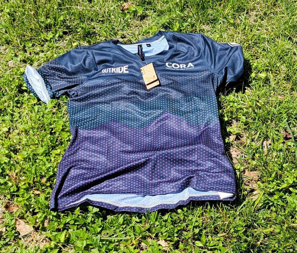 CORA Women's Short Sleeve Dot Jersey