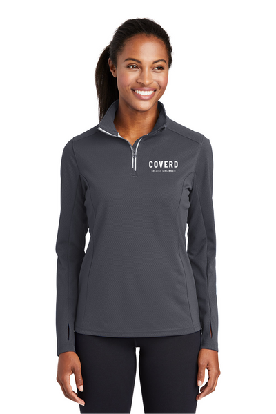 COVERD Greater Cincinnati Ladies Quarter Zip Pullover
