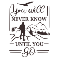 You will never know until you go
